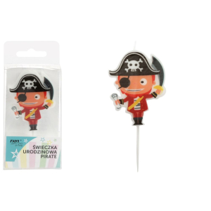 Świeczka urodzinowa PIRATE RAVI